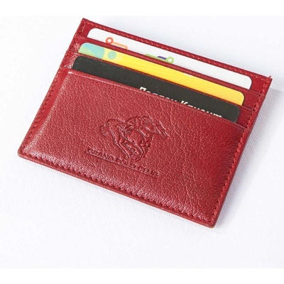 Grand Polo Club GPC POLO Кожен картодържател E-188-Maroon 9979157 (265622_Бордо)