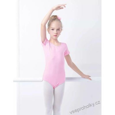 Trikot Daisy s krátkým rukávem světle růžová – Sleviste.cz