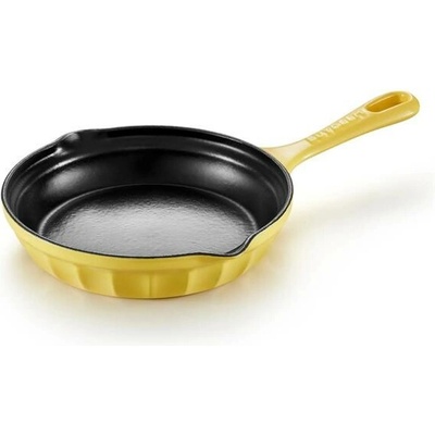 BUYDEEM Liatinová panvica 21 cm, model CP542, Farba žltá