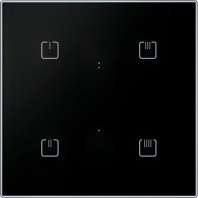 ELKO EP Rfdw-71/b Безжичен стъклен смарт ключ с димер (8824)