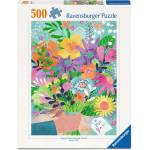 Ravensburger Пъзел Ravensburger от 500 части - Цветя за теб (12001795)