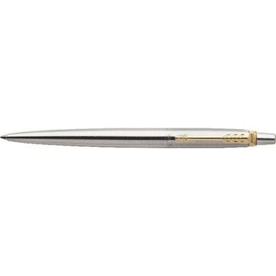 Parker Royal Jotter 1953182 със златна клипса, химикалка от неръждаема стомана 7010556010 (7010556010)