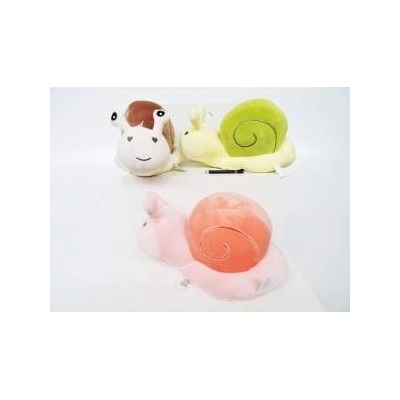 SUN-DAY Mascot Slimak 40cm 3 colors 162601 SUN-DAY mix price for 1 piece