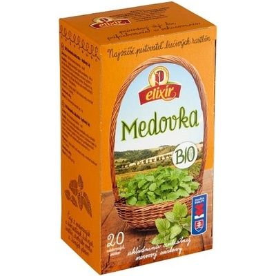 Elixír Bio medovka lekárska bylinný čaj 20 x 2 g