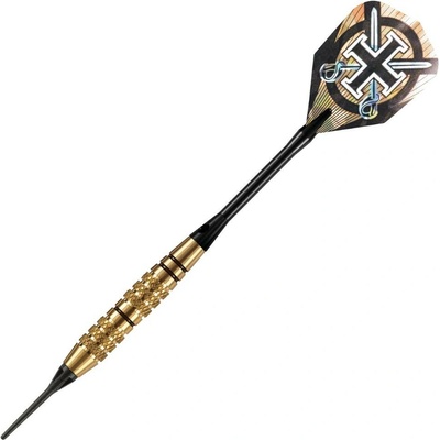 Sada soft šípok Harrows Corsair 18gr K2 čierne, brass