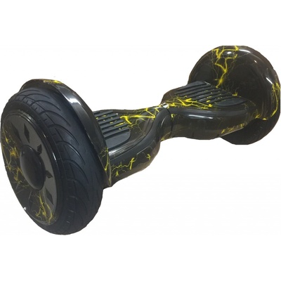 Hoverboard EcoWheel 10,5" Cross Černá s blesky – Zboží Dáma