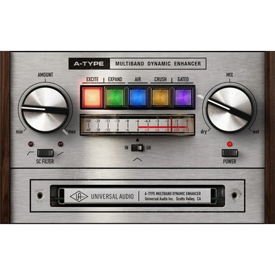 Universal Audio A-Type Multiband Dynamic Enhancer (el. licence)