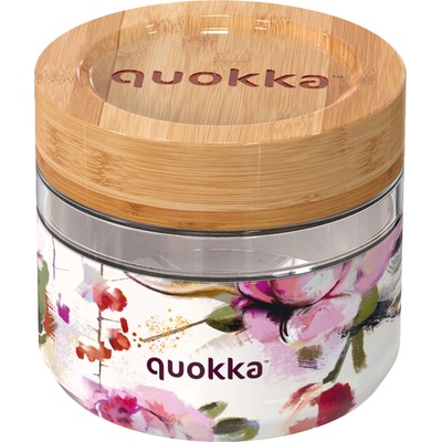 Quokka Кутия за обяд Quokka Deli Dark Flowers 500 мл (40121)
