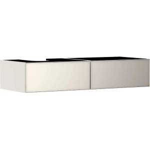 Hansgrohe Xevolos E - Шкаф за мивка, 28x137x55 см, 2 чекмеджета, бежов мат/бежов металик 54320790 (54320790)