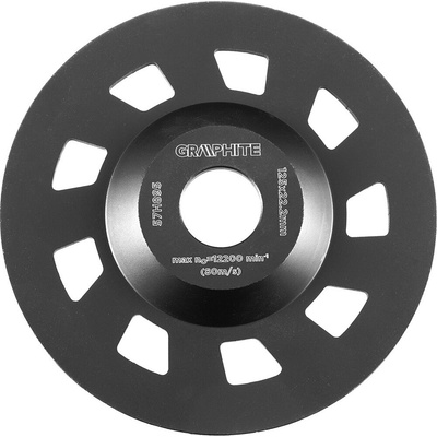 Graphite Diamantový brúsny kotúč 125 x 22.2 x 5 mm C 57H895