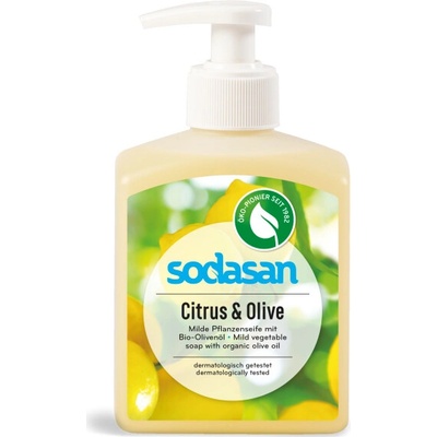 Sodasan BIO tekuté mydlo na ruky Citrón a oliva 0,3 L