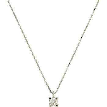 Cara Diamanti Дамско колие от бяло злато с диамант Cara Diamanti CLN1483.27 (CLN1483.27)