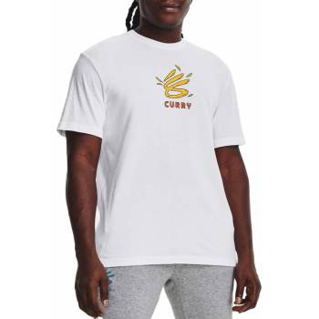 Image 1 of Under armour x Curry Sesame Street Big Bird Tee White