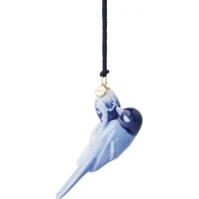 Royal Copenhagen Vánoční ozdoba Blue Collectibles Titmouse 8 cm