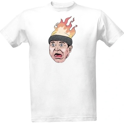 Sám doma hoří pánské bílá
