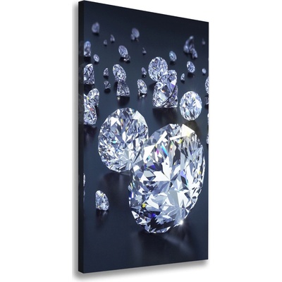 Vertikálny foto obraz na plátne do obývačky Diamanty 50x100 cm