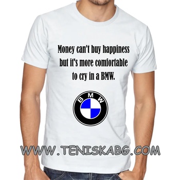 Image 1 of Fruit of the Loom Тениска с надпис - Cry in a BMW