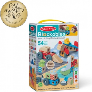 Melissa & Doug Blockables комплект за построяване на превозни средства 54 части (6074902)