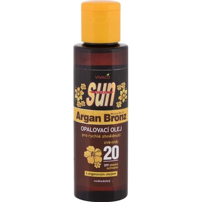 Vivaco Sun Argan oil olej Bronze SPF20 s arganovým olejom 100 ml