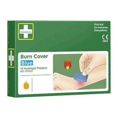 CEDERROTH hydrogelové náplasti Burn Cover 10 náplastí 74 x 45 mm