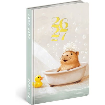 Notique 18-месечен дневник Petito - Капибара 2026/2027, 11 x 16 см NOTIQUE | Mnogotsveten | Home | UNI