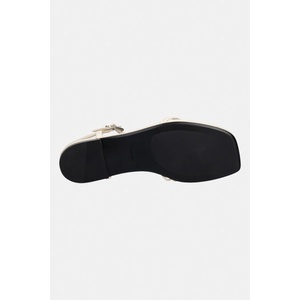 Calvin Klein сандали дамски SQUARE FLAT SANDAL STRAP LTH - answear - 109,51 лв