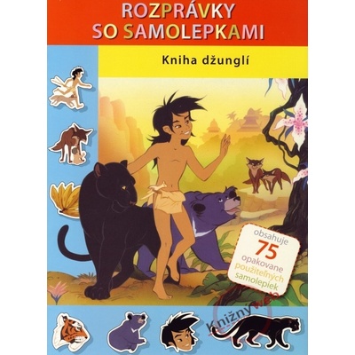 Kniha džunglí Rozprávky so samolepkami