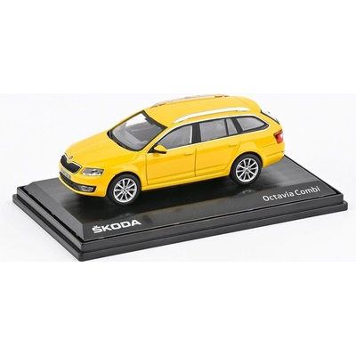 Abrex ŠKODA OCTAVIA III SEDAN 2012 Žlutá Taxi 1:43