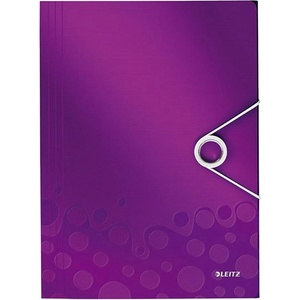  Папка PP с ластик Leitz Wow BeBop Лилав (1303299-13-45990062)