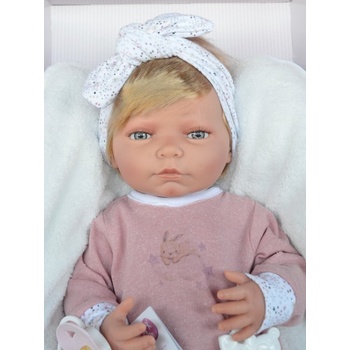 Berjuan Realistické miminko holčička Róza Newborn 45 cm
