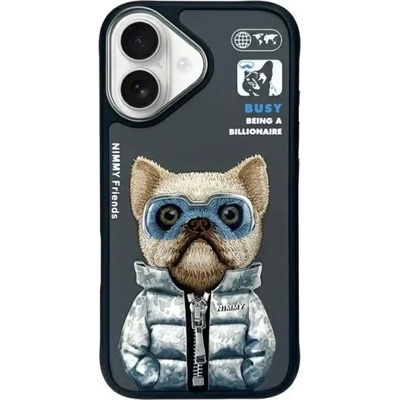 Nimmy Cool&Cute 2.0 Dog Case за iPhone 16 - черен (6971080319396)