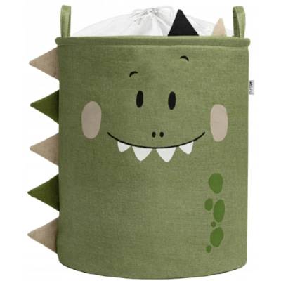 Детски кош за играчки зелен dino premium xxl 63 Л (pat44830)