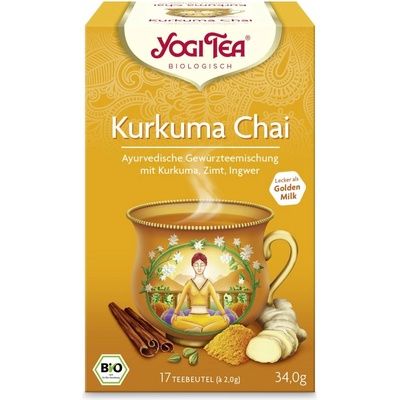 YOGI TEA BIO čaj kurkuma chai 17 x 1,8 g