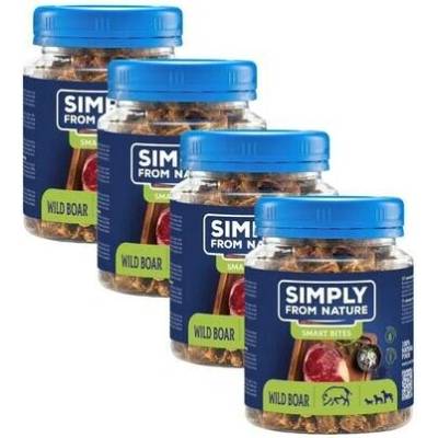 SIMPLY FROM NATURE Tréninkové pamlsky z divočáka 4 x 130 g