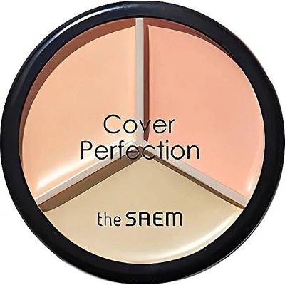 The Saem Trojitý korektor na obličej Cover Perfection Triple Pot Concealer No,3 Correct Up Beige 4,5 g