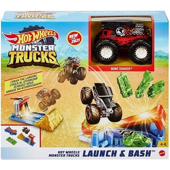 Mattel Hot Wheels Monster Trucks Nebezpečný W-Rex