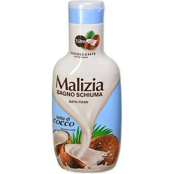 Malizia душ-гел пяна за вана, Кокос, 1литър