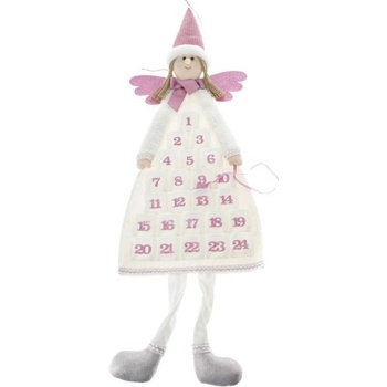Dakls Závesný textilný 120 cm adventný kalendár Anjel UNI
