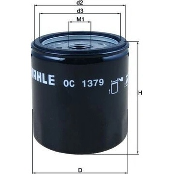 Olejový filter MAHLE OC 1379