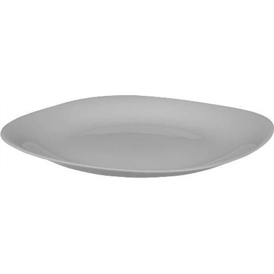 GALICJA Plytký tanier 28cm QUADRO šedý
