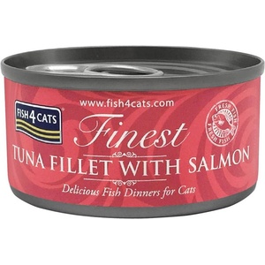 Fish4Dogs Fish4cats Най-добра риба тон и сьомга 70 г