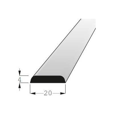 Lišta krycí borovice 20x4mm, délka 200cm