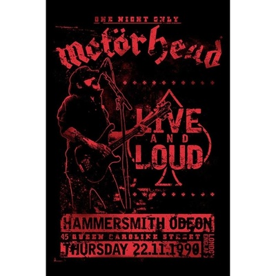 NNM постер Motörhead - Live and loud - GBYDCO170
