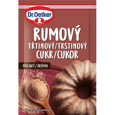 Dr. Oetker Třtinový cukr s rumovou příchutí 20 g