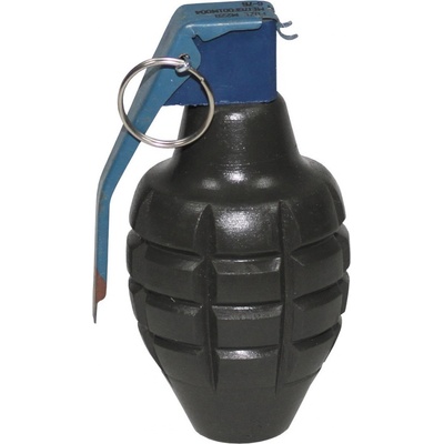 Replika amerického ručného granátu MK2 Pineapple - sivá-modrá
