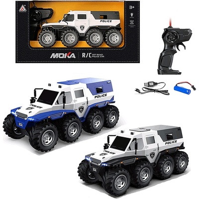 Полицейски джип 1: 16 с радиоконтрол, светлинни ефекти, акумулаторни батерии 2126