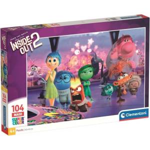 Clementoni Пъзел Clementoni от 104 макси части - Отвътре навън 2, вариант 2 (25070) - baby