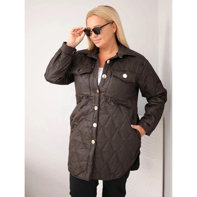 Kesi Plus Size 5794 hnedá