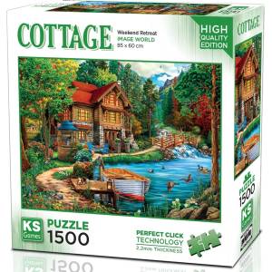 KS Games Пъзел KS Games от 1500 части - Отдих през уикенда (22041)