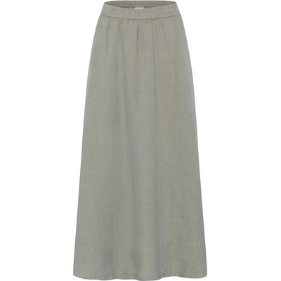 KnowledgeCotton Apparel Дамска пола KnowledgeCotton Apparel Women's Organic Linen Skirt - Twill / Yarndyed (113-1255-0111)